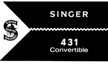 Singer 431 - English - User Manual