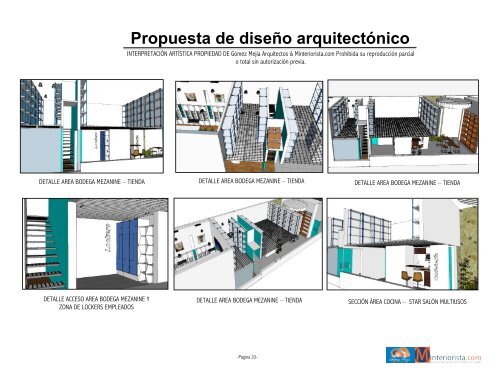 Propuesta #3 Area bodega mezanine