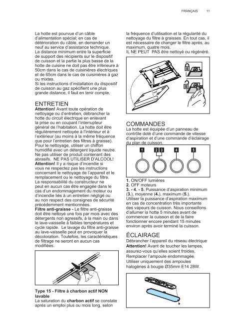 Electrolux EFC90465OK - TÃ©lÃ©charger FR manuel au format PDF (6442 Kb)