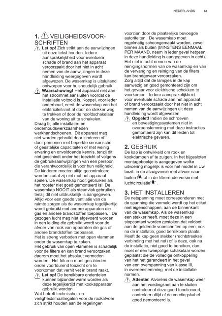 Electrolux EFC90465OK - TÃ©lÃ©charger FR manuel au format PDF (6442 Kb)