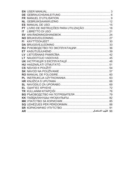 Electrolux EFC90465OK - TÃ©lÃ©charger FR manuel au format PDF (6442 Kb)