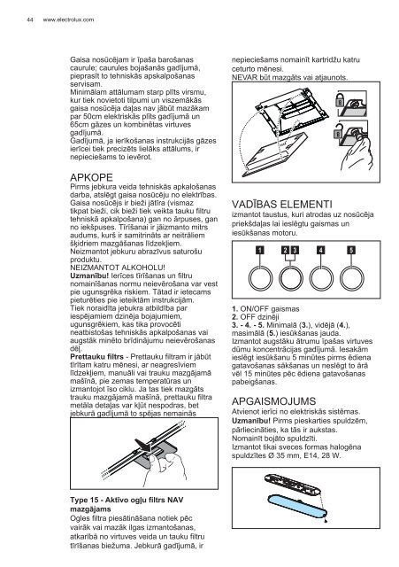 Electrolux EFC90465OK - TÃ©lÃ©charger FR manuel au format PDF (6442 Kb)