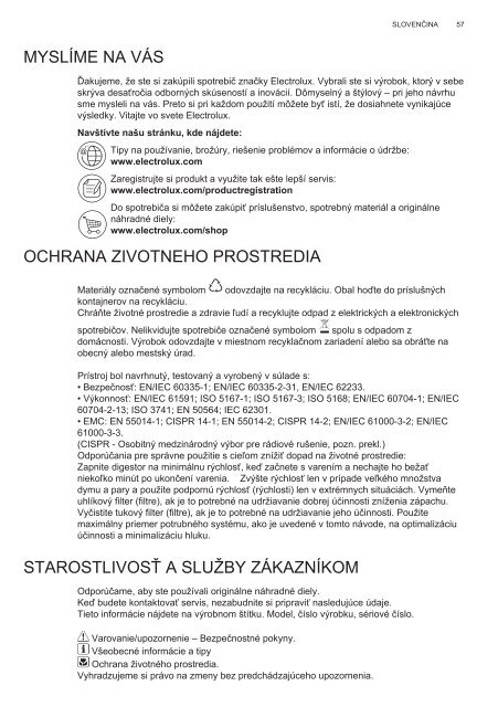 Electrolux EFC90465OK - TÃ©lÃ©charger FR manuel au format PDF (6442 Kb)