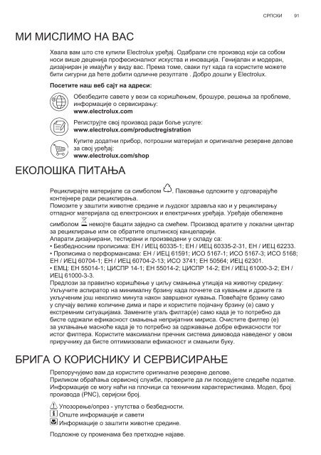 Electrolux EFC90465OK - TÃ©lÃ©charger FR manuel au format PDF (6442 Kb)