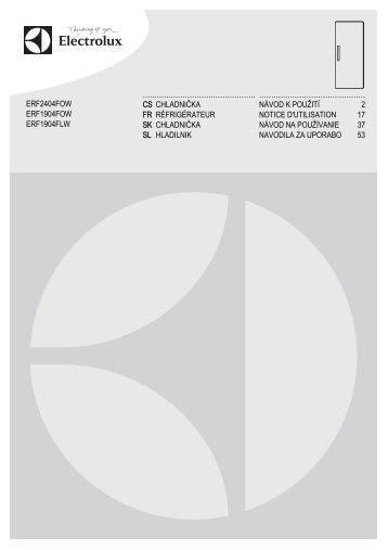 Electrolux ERF2404FOW - TÃ©lÃ©charger FR manuel au format PDF (6179 KB)