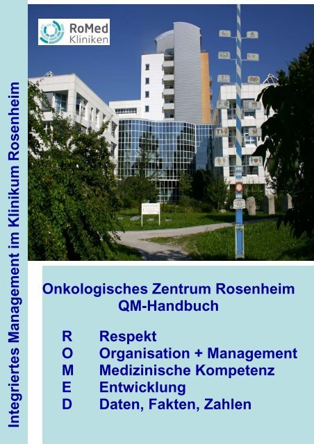 Integriertes Management im Klinikum Rosenheim ... - RoMed Kliniken