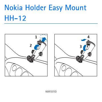 Nokia Holder Easy Mount HH-12 - Holder Easy Mount HH-12