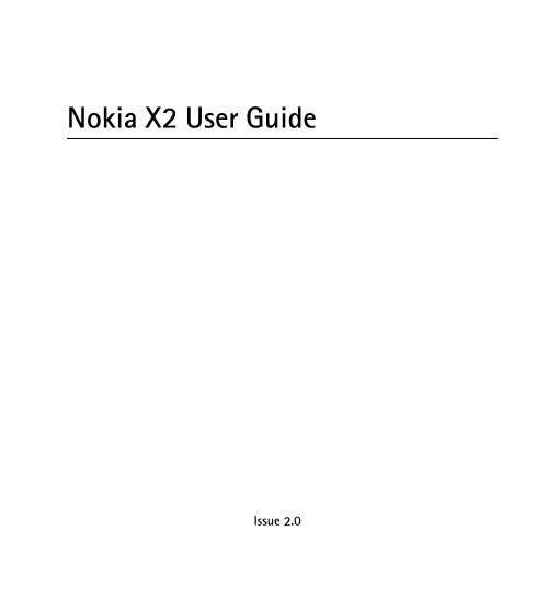 X2 01 Form.pdf Nokia X2-01 - X2-01