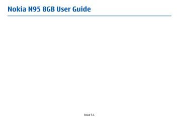 nokia n95-8gb инструкция