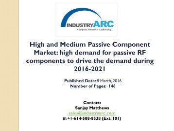 High and Medium Passive Component