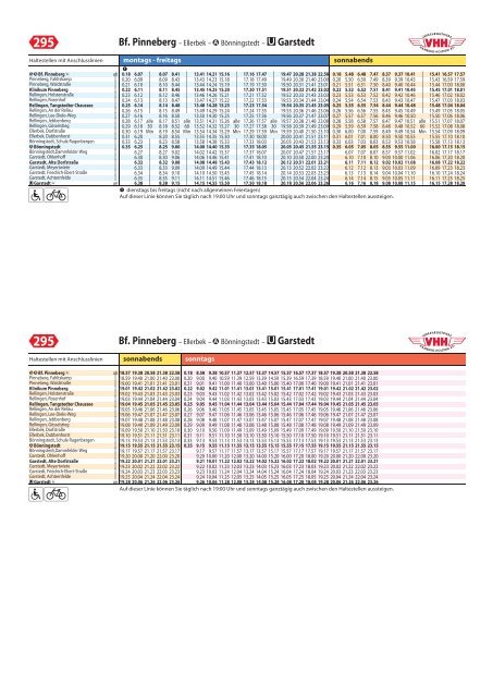 Linienfahrplan Bus 295 (PDF 0,5 MB - neues - HVV