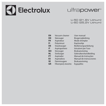 Electrolux UltraPower ZB5022 - TÃ©lÃ©charger FR manuel au format PDF (7451 Kb)