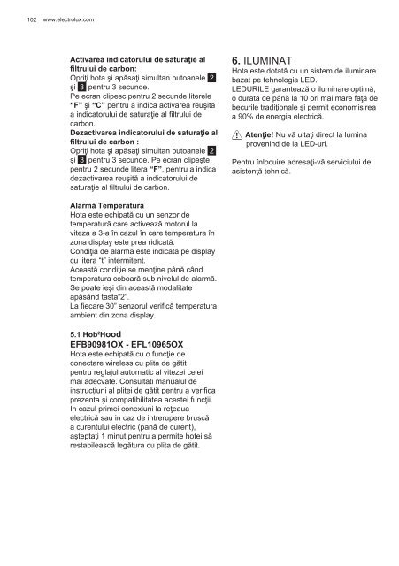 Electrolux EFL10965OX - TÃ©lÃ©charger FR manuel au format PDF (9434 Kb)