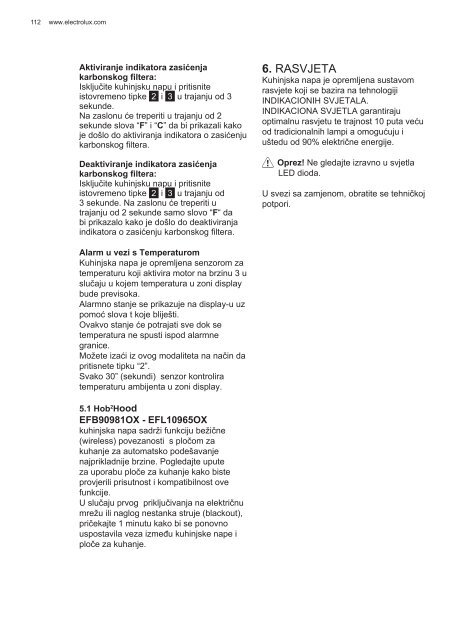 Electrolux EFL10965OX - TÃ©lÃ©charger FR manuel au format PDF (9434 Kb)