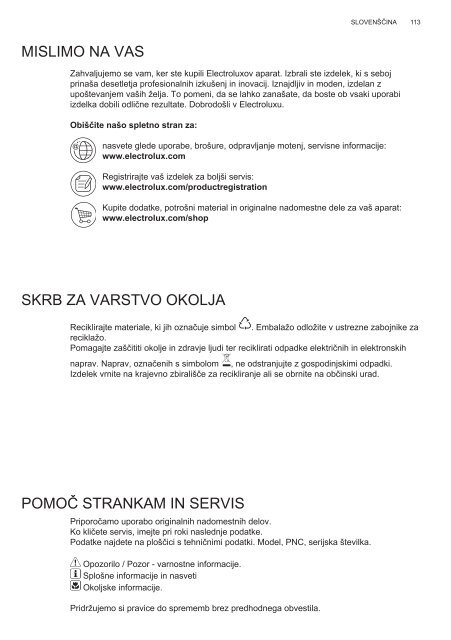 Electrolux EFL10965OX - TÃ©lÃ©charger FR manuel au format PDF (9434 Kb)