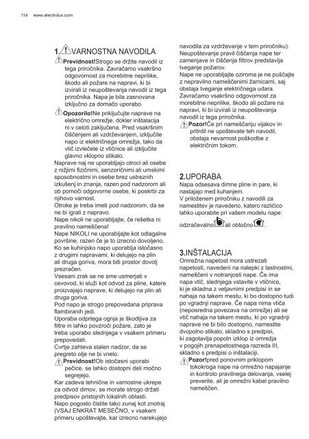 Electrolux EFL10965OX - TÃ©lÃ©charger FR manuel au format PDF (9434 Kb)