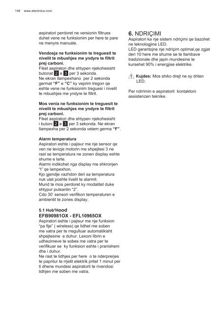 Electrolux EFL10965OX - TÃ©lÃ©charger FR manuel au format PDF (9434 Kb)