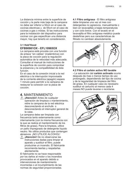 Electrolux EFL10965OX - TÃ©lÃ©charger FR manuel au format PDF (9434 Kb)