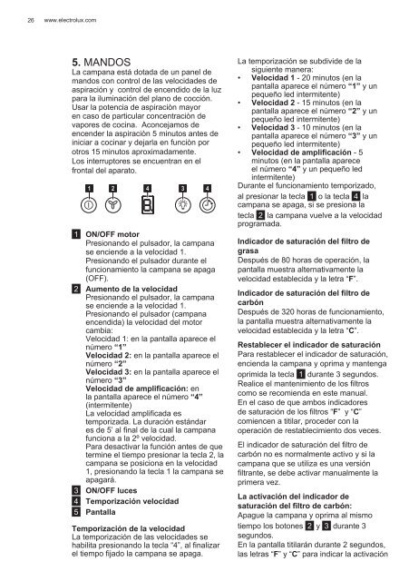 Electrolux EFL10965OX - TÃ©lÃ©charger FR manuel au format PDF (9434 Kb)