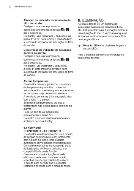 Electrolux EFL10965OX - TÃ©lÃ©charger FR manuel au format PDF (9434 Kb)