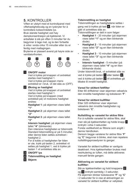 Electrolux EFL10965OX - TÃ©lÃ©charger FR manuel au format PDF (9434 Kb)