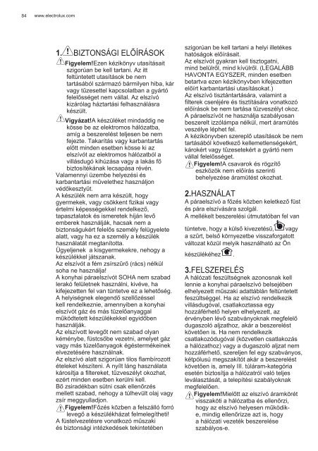 Electrolux EFL10965OX - TÃ©lÃ©charger FR manuel au format PDF (9434 Kb)