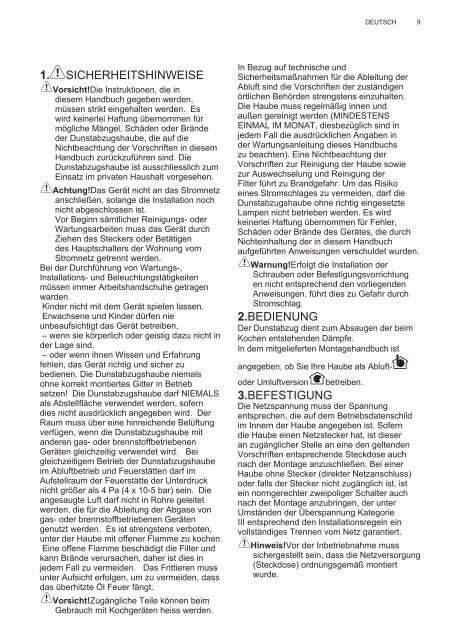 Electrolux EFL10965OX - TÃ©lÃ©charger FR manuel au format PDF (9434 Kb)