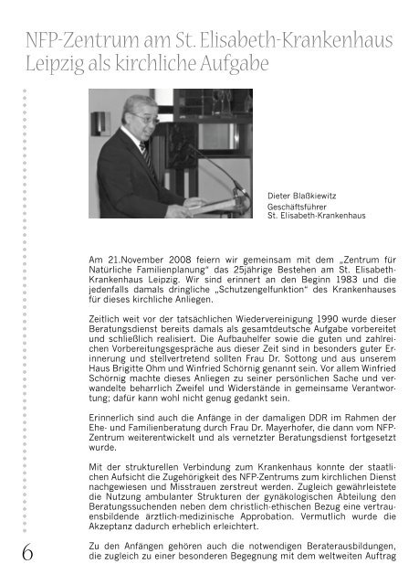 Jubiläumschronik 25 Jahre NFP-Zentrum - NFP- Zentrum Leipzig