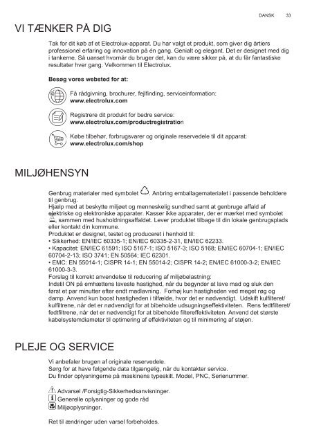 Electrolux EFC60465OX - TÃ©lÃ©charger FR manuel au format PDF (6442 Kb)