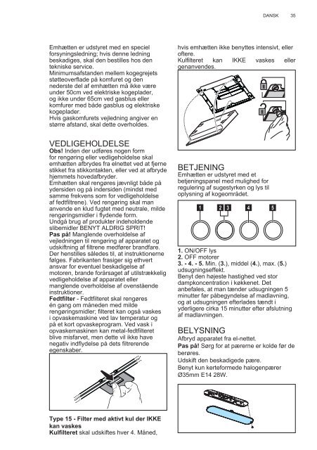 Electrolux EFC90465OW - TÃ©lÃ©charger FR manuel au format PDF (6442 Kb)