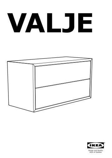 Ikea VALJE - S29046615 - Assembly instructions