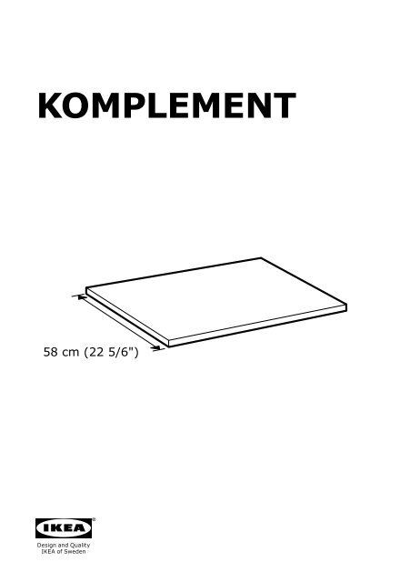 Ikea PAX - S49127432 - Assembly instructions