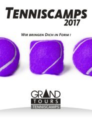 #GTTC 2017 Grand Tours Tenniskatalog