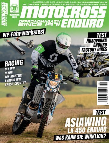 Motocross Enduro Ausgabe 11/2016