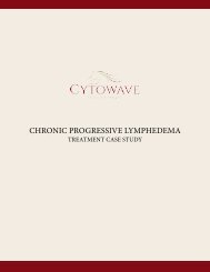 Chronic Progressive Lymphedema