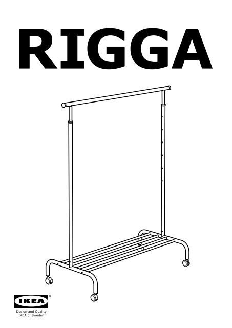 Ikea RIGGA - 50231630 - Assembly instructions