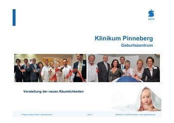 Geburtszentrum Regio Kliniken - Klinikum Pinneberg