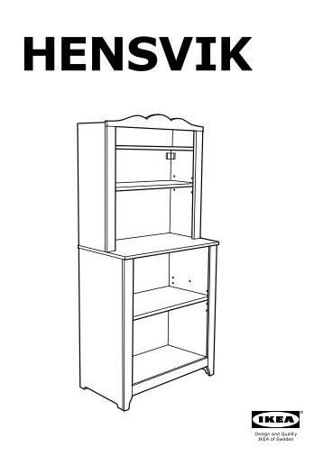 Ikea HENSVIK - S99828930 - Assembly instructions