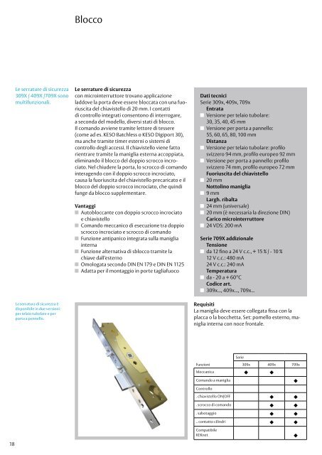 La meccatronica - ASSA ABLOY (Switzerland) AG