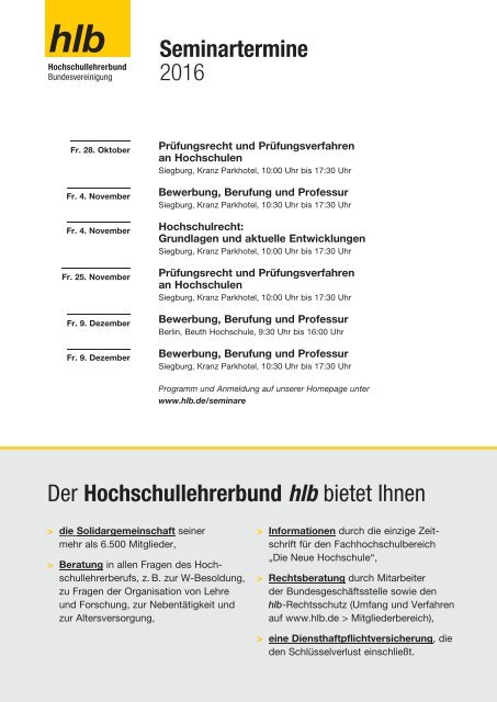 Die Neue Hochschule Heft 5/2016
