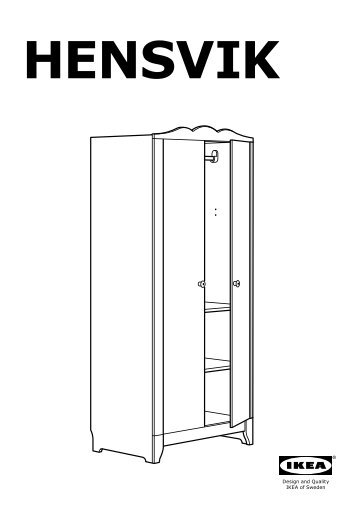 Ikea HENSVIK - 90111391 - Assembly instructions