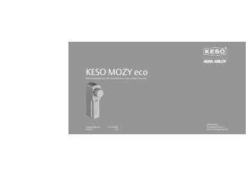 KESO MOZY eco - ASSA ABLOY (Switzerland) AG