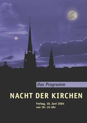 NACHT DER KIRCHEN - Kirchen im Landkreis Peine