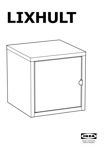 Ikea LIXHULT - S29161634 - Assembly instructions