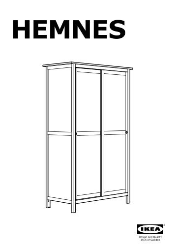 Ikea HEMNES - 30251271 - Assembly instructions