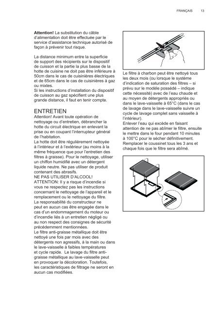 Electrolux EFL50555OK - TÃ©lÃ©charger FR manuel au format PDF (9759 Kb)