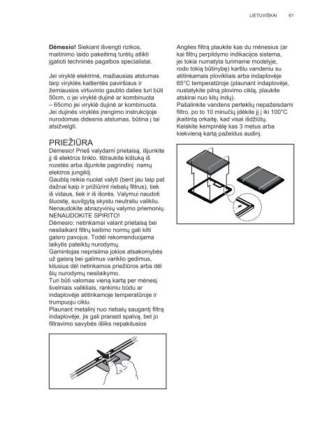 Electrolux EFL50555OK - TÃ©lÃ©charger FR manuel au format PDF (9759 Kb)