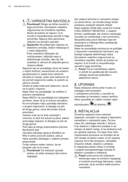 Electrolux EFL50555OK - TÃ©lÃ©charger FR manuel au format PDF (9759 Kb)