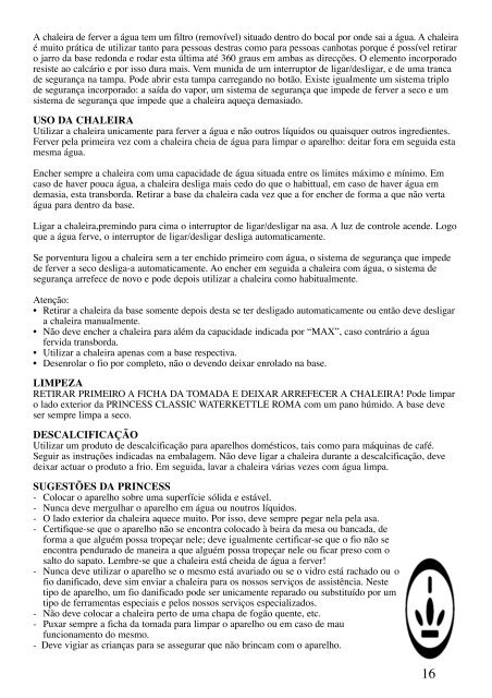 Princess Arctic White Kettle 1L - 232650 - 232650_Manual.pdf