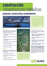 Ficha - Infraestructuras hidraulicas SUEZ